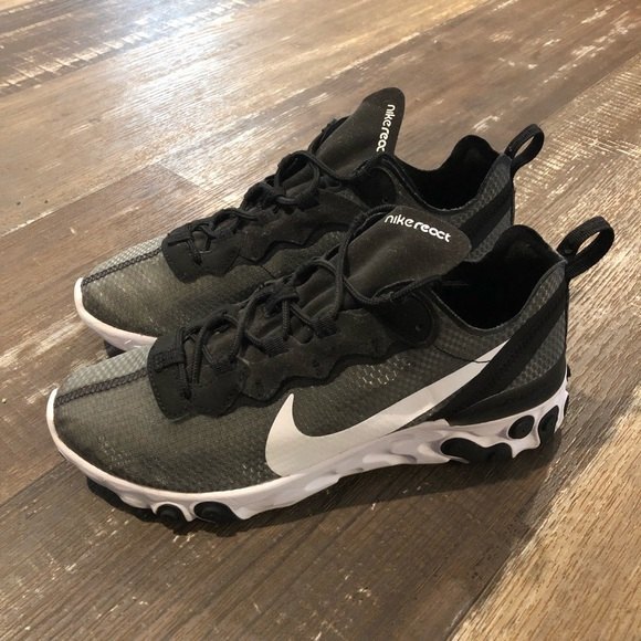 . Disparates paquete Nike | Shoes | Nike React Element 77 Black White Mens Shoe Size 7 | Poshmark